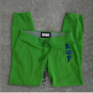 Abercrombie & Fitch Kids Bright Green Joggers